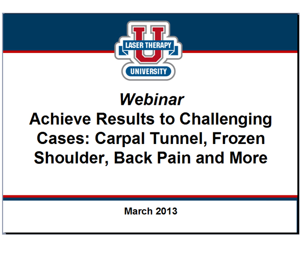 March 2013 LTU Webinar